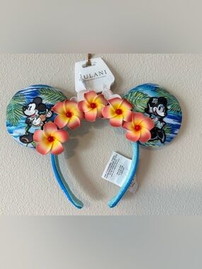 Tori Richard x Disney Aulani Minnie Ears Hawaii Resort Exclusive - NWT